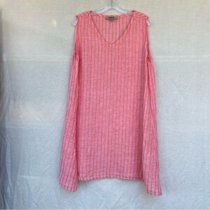 FLAX Design Linen Dress Sz M NWOT